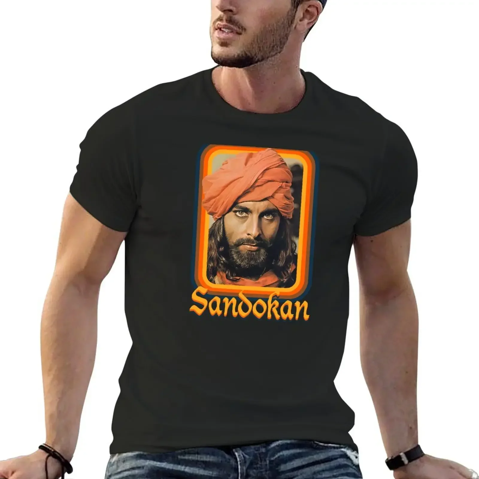 Футболка Sandokan TV Show блузка топы футболки с коротким рукавом женские аниме рубашки