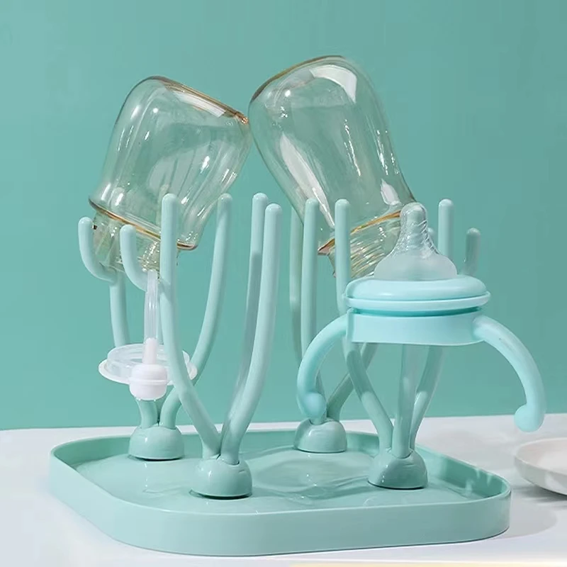 Baby Bottle Drying Racks Blue Pink Feeding Cup Holder PP Material Saft Shelf Dustproof Removable Dryer Drainer Storage
Baby Bottle Drying Racks Blue Pink Feeding Cup Holder PP Material Saft Shelf Dustproof Removable Dryer Drainer Storage