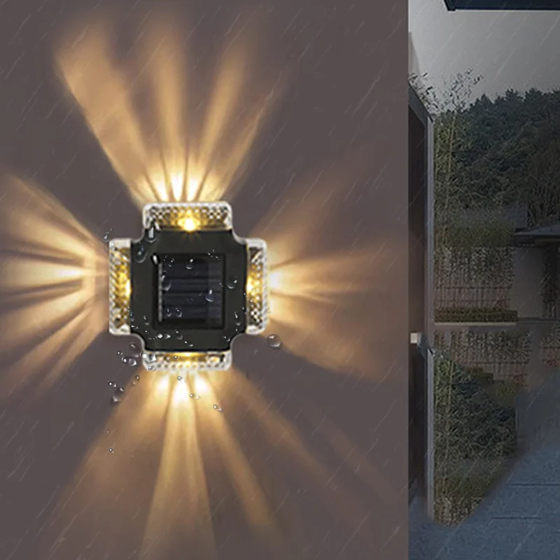Solar Wall Lamp 1/4/8 Outdoor Solar Garden Light Spotlight LED Sunlight Waterproof Up and Yard Fence Decor Garden Decoration
Solar Wall Lamp 1/4/8 Outdoor Solar Garden Light Spotlight LED Sunlight Waterproof Up and Yard Fence Decor Garden Decoration