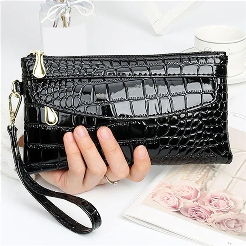 Alligator Leather Women's Wallets Long Tote Bag Women Double Zipper Wallet Ladies Clutch Bag Design Purse Crocodile Purses
Alligator Leather Women's Wallets Long Tote Bag Women Double Zipper Wallet Ladies Clutch Bag Design Purse Crocodile Purses