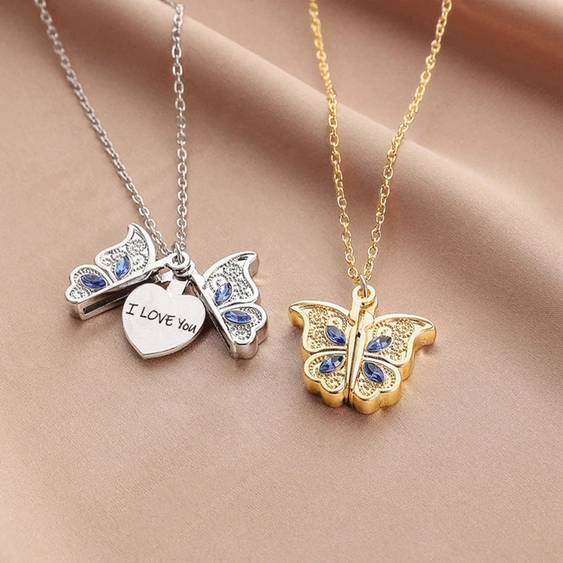 Exquisite Creative Butterfly Animal Pendant Necklaces For Women Gold/Silver Clavicle Chain Fashion Jewelry Banquet Party Gift
Exquisite Creative Butterfly Animal Pendant Necklaces For Women Gold/Silver Clavicle Chain Fashion Jewelry Banquet Party Gift