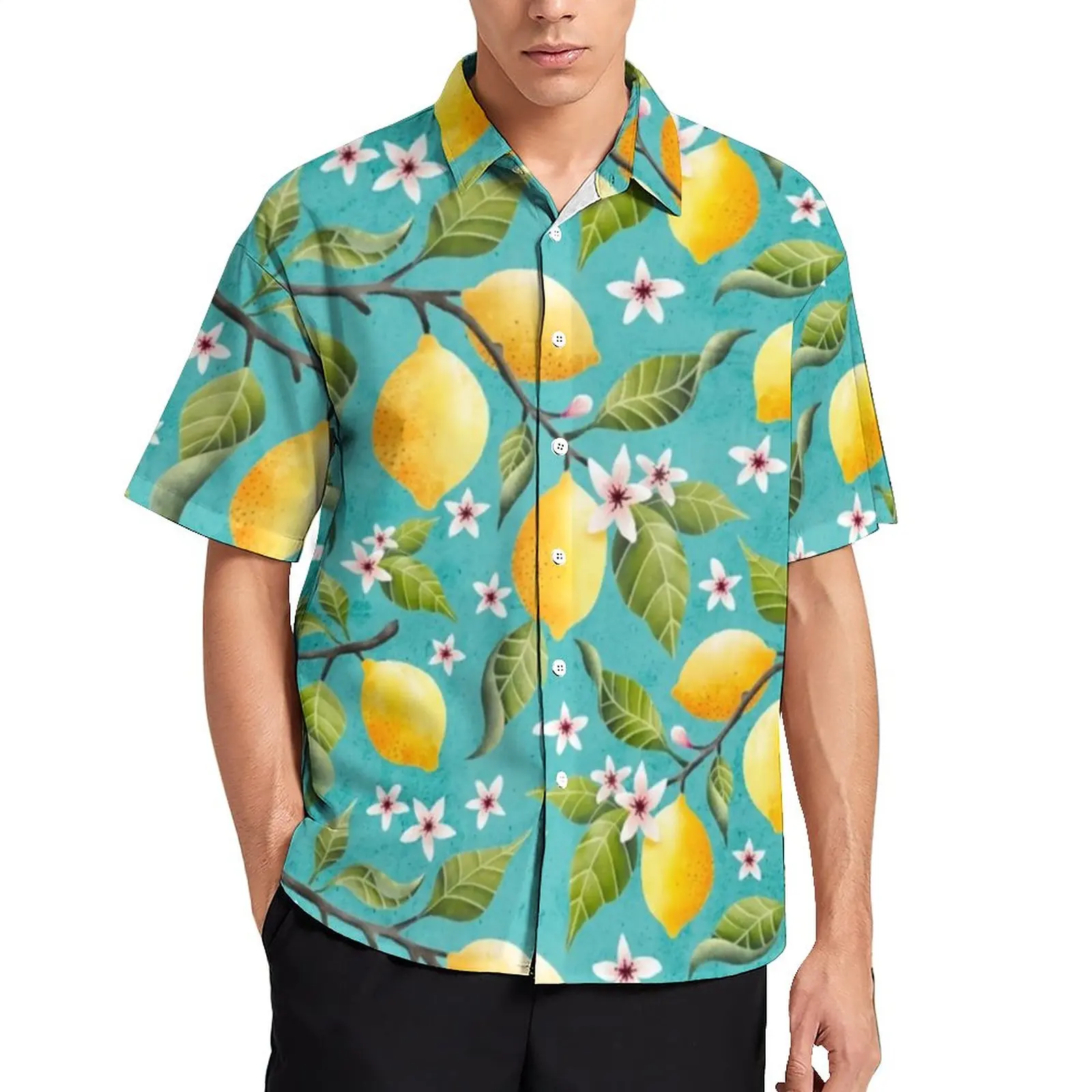 Lemon Tree Casual Shirt Floral And Leaf Print Beach Loose Shirt Hawaiian Novelty Blouses Short Sleeve Design Oversize Clothing
Lemon Tree Casual Shirt Floral And Leaf Print Beach Loose Shirt Hawaiian Novelty Blouses Short Sleeve Design Oversize Clothing