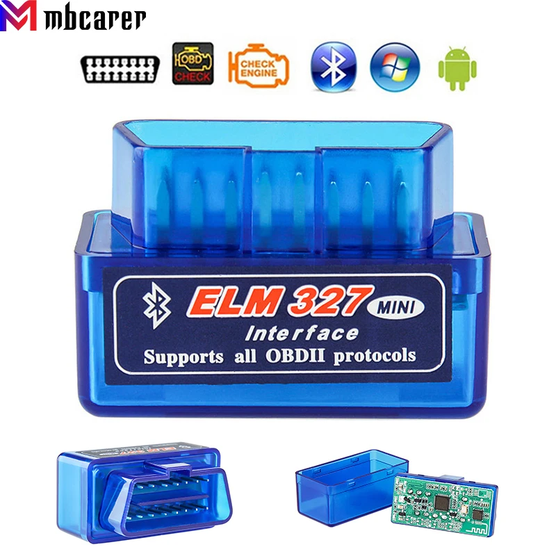 Сканер диагностический Elm327 совместимый с Bluetooth Wi-Fi V1.5/V2.1 | Автомобили и мотоциклы