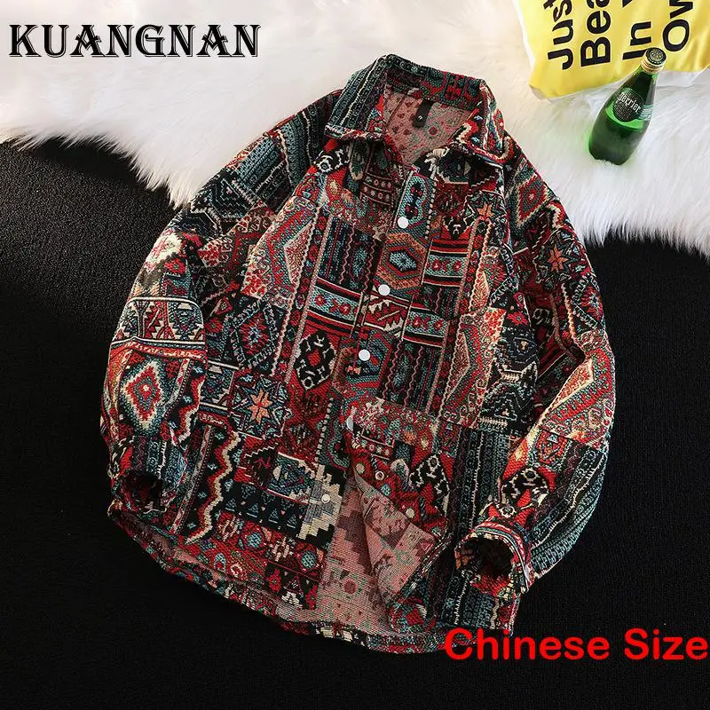 KUANGNAN Geometric Elegant Shirts for Men Shirt Long Sleeve Korean Clothes Luxury Tops Japanese Clothing Cool 3XL 2023 Spring
KUANGNAN Geometric Elegant Shirts for Men Shirt Long Sleeve Korean Clothes Luxury Tops Japanese Clothing Cool 3XL 2023 Spring