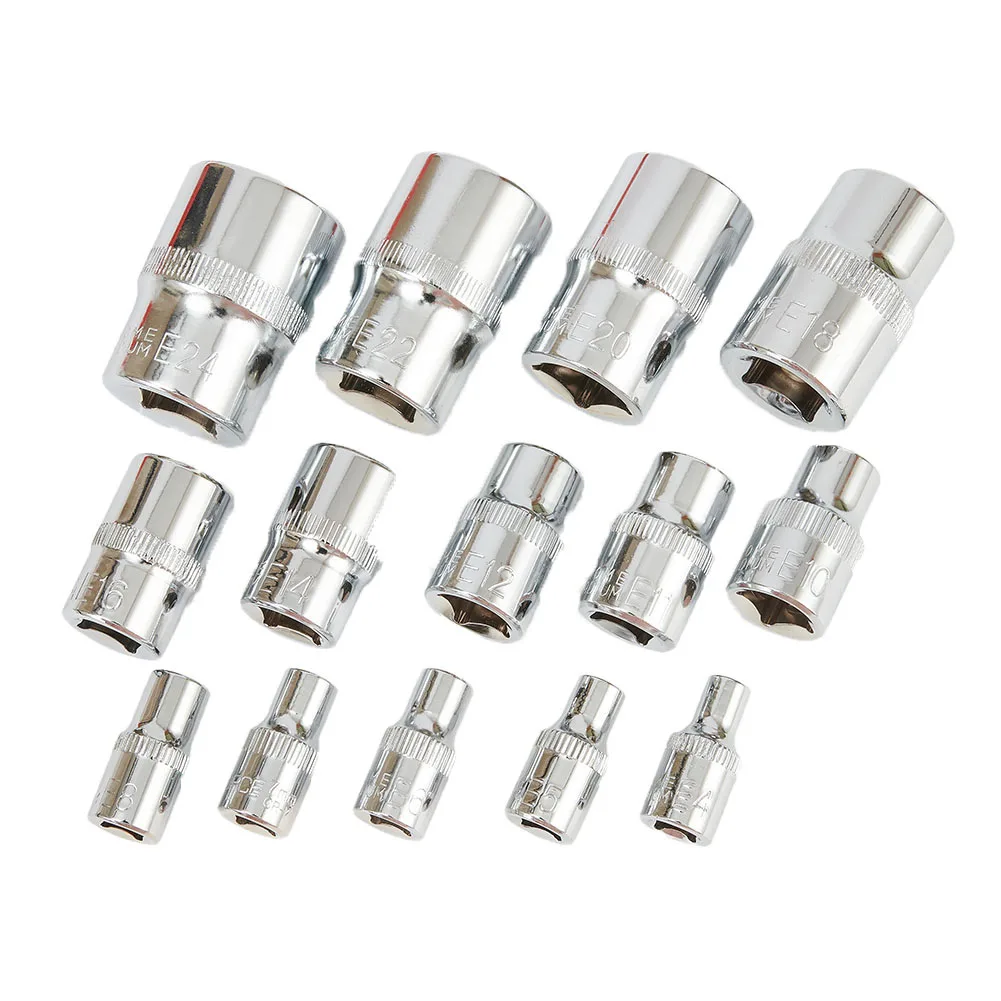 Sturdy Construction with 14 Pcs E Torx Star Female Bit Socket Set Provides Long Lasting Performance and Convenience
Sturdy Construction with 14 Pcs E Torx Star Female Bit Socket Set Provides Long Lasting Performance and Convenience