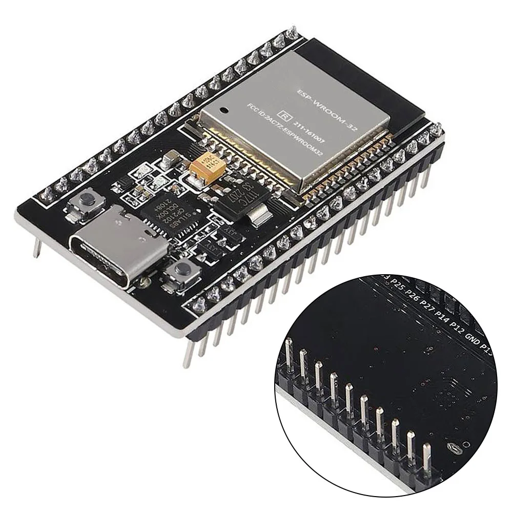 1PC ESP32 Development Board Wireless WiFi Type C ESP-WROOM-32 2.4 GHz Development Board 5V 32MBIT Electrical Equipment Parts
1PC ESP32 Development Board Wireless WiFi Type C ESP-WROOM-32 2.4 GHz Development Board 5V 32MBIT Electrical Equipment Parts