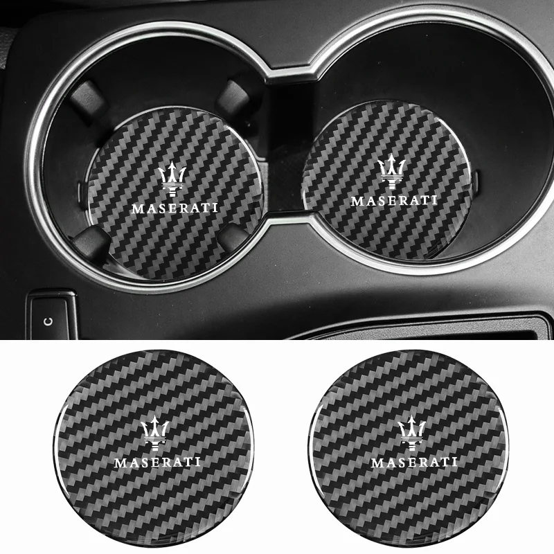 2Pcs Car Carbon Fiber Pattern Coaster Non Slip Water Cup Mat Anti-Dirt for Maserati Quattroporte Granturism Levante Ghibli GT
2Pcs Car Carbon Fiber Pattern Coaster Non Slip Water Cup Mat Anti-Dirt for Maserati Quattroporte Granturism Levante Ghibli GT