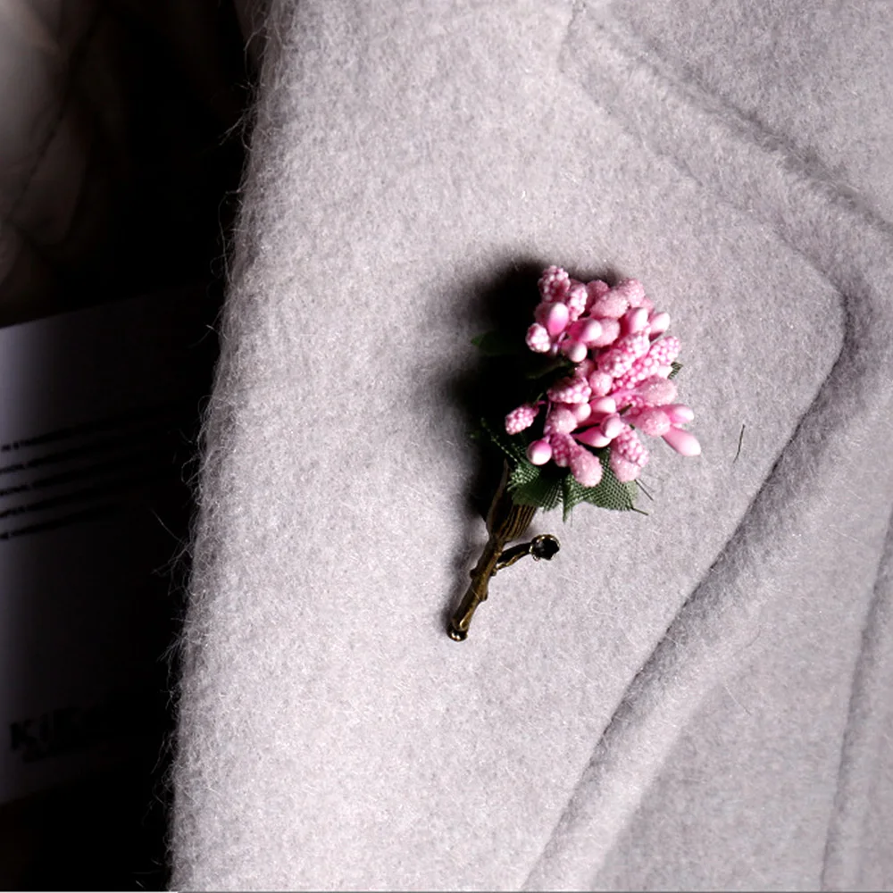 13colors Retro Simulation Flower Brooch Pins for Women Men Artificial Berries Bouquet Brooch For Wedding Party Jewelry Gifts
13colors Retro Simulation Flower Brooch Pins for Women Men Artificial Berries Bouquet Brooch For Wedding Party Jewelry Gifts