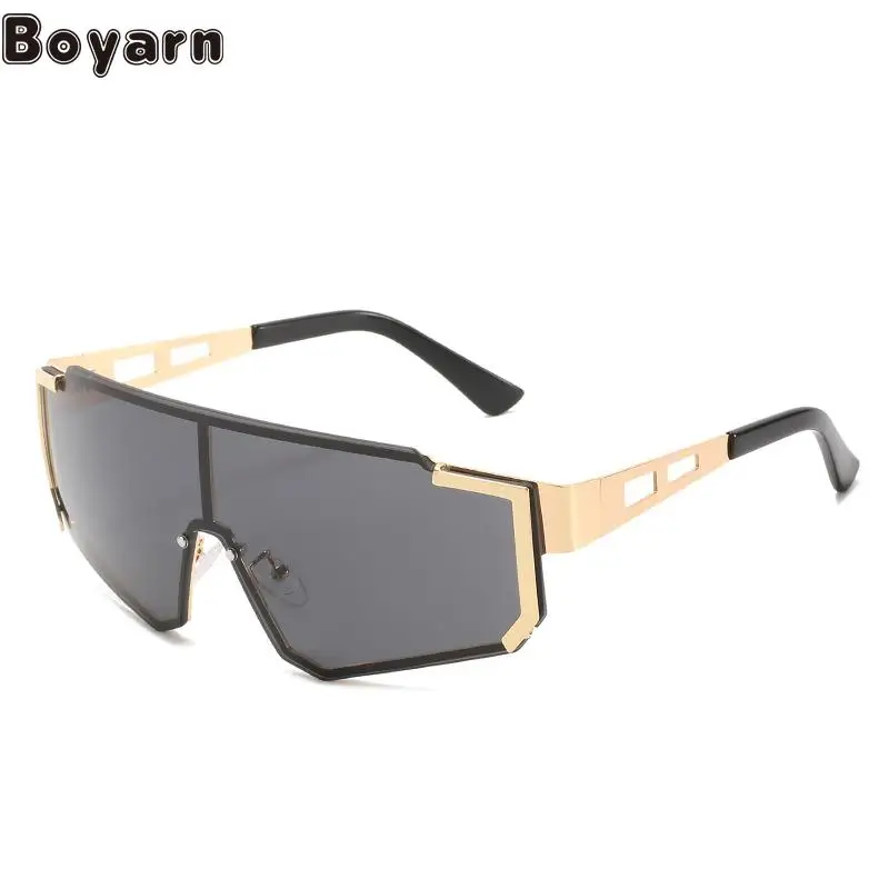 Boyarn New One Piece Sunglasses Steampunk Personality Catwalk Big Frame One Piece Sunglasses Women's Punk Glas
Boyarn New One Piece Sunglasses Steampunk Personality Catwalk Big Frame One Piece Sunglasses Women's Punk Glas