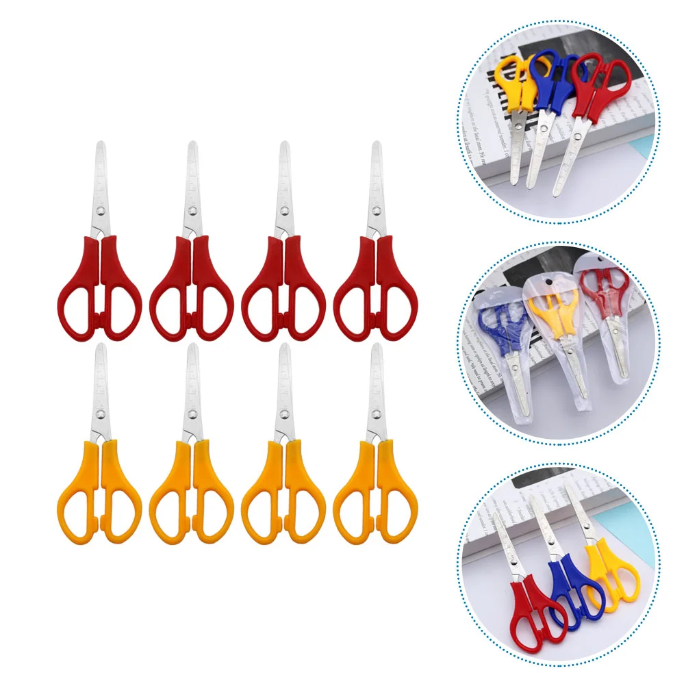 8Pcs Portable Craft Scissors Stainless Art Scissors Household Handwork Scissors (Random Color)
8Pcs Portable Craft Scissors Stainless Art Scissors Household Handwork Scissors (Random Color)