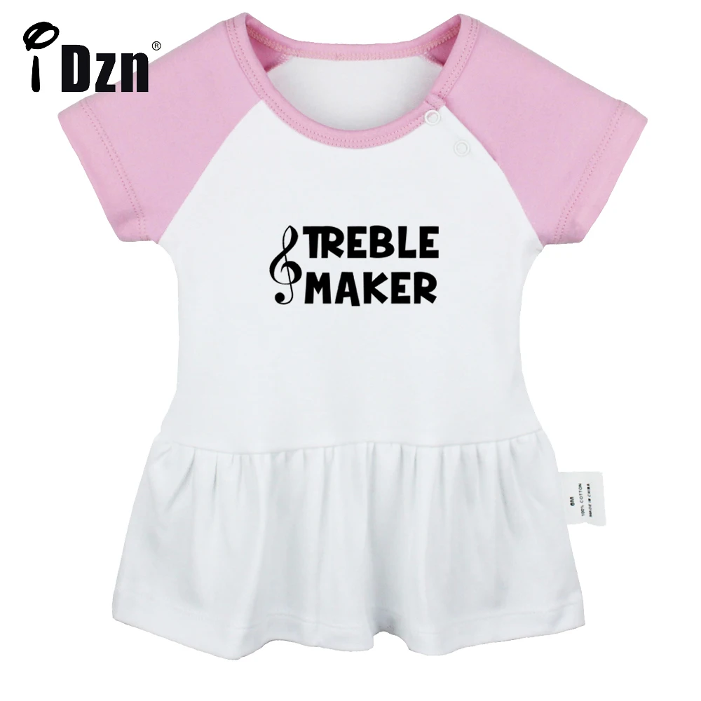 iDzn Summer NEW Treble Maker Baby Girls Cute Short Sleeve Dress Infant Funny Pleated Dress Soft Cotton Dresses Clothes
iDzn Summer NEW Treble Maker Baby Girls Cute Short Sleeve Dress Infant Funny Pleated Dress Soft Cotton Dresses Clothes