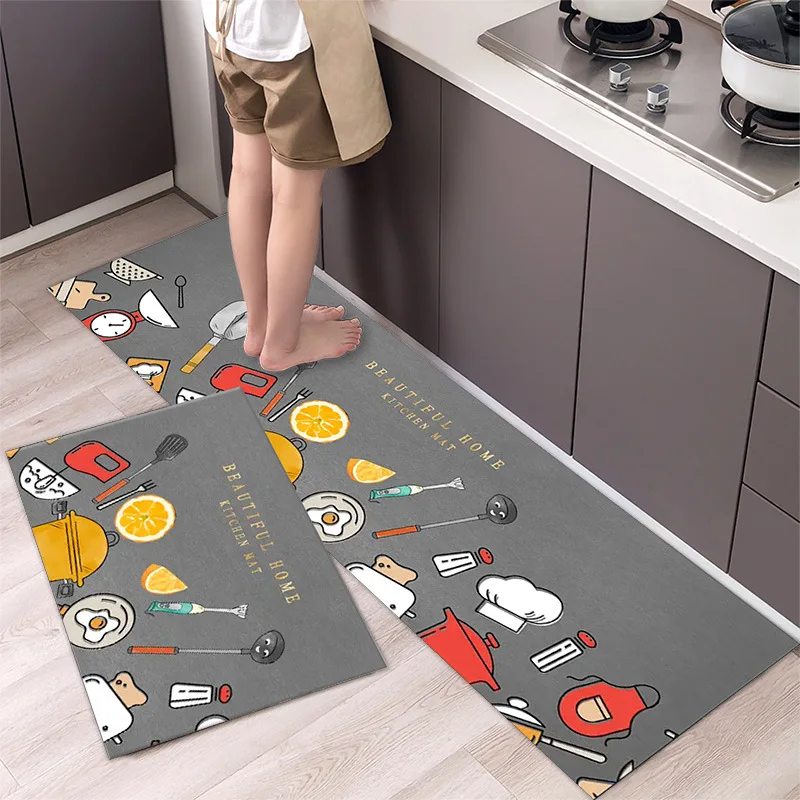 Modern Cabinet Oilproof Kitchen Mat Home Refrigerator Floormat Bathroom Doormat Bathe Bathtub Anti-Slip Rugs Carpet Living Room
Modern Cabinet Oilproof Kitchen Mat Home Refrigerator Floormat Bathroom Doormat Bathe Bathtub Anti-Slip Rugs Carpet Living Room