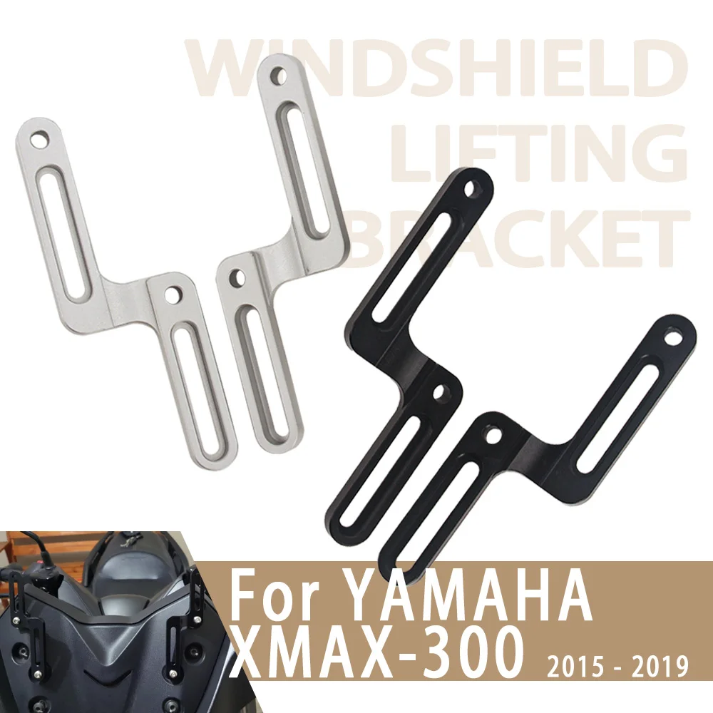 

Motorcycle Windscreen Adjusters CNC Aluminum Windshield Bracket For YAMAHAX-MAX 300 XMAX 300 XMAX300 2015 2016 2017 2018 2019