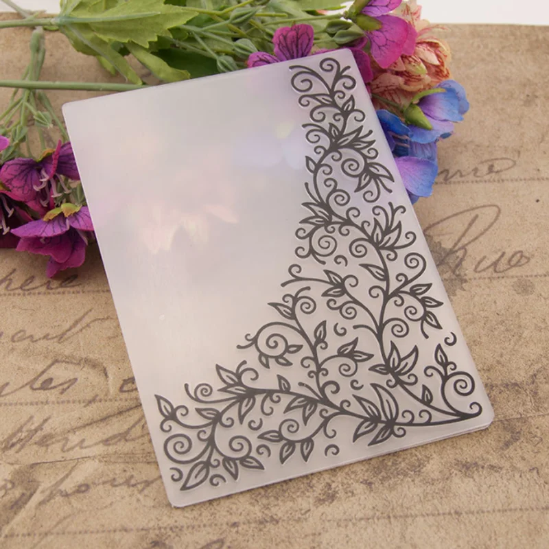 Creative Flower Vine Plastic Bump Embossing Template DIY Scrapbook Journal Fondant Indentation Album Card Make Decora Stencils
Creative Flower Vine Plastic Bump Embossing Template DIY Scrapbook Journal Fondant Indentation Album Card Make Decora Stencils