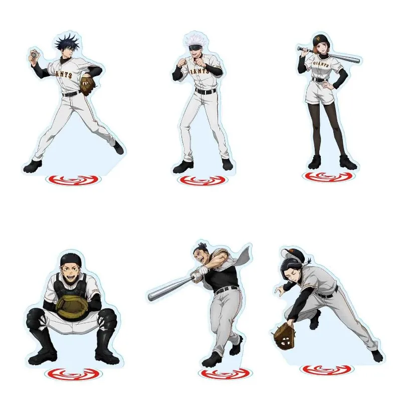 Jujutsu Kaisen Anime Figures Kugisaki Nobara Fushiguro Megumi Acrylic Stands Gojo Satoru Cosplay Baseball Style Desk Decor Model
Jujutsu Kaisen Anime Figures Kugisaki Nobara Fushiguro Megumi Acrylic Stands Gojo Satoru Cosplay Baseball Style Desk Decor Model