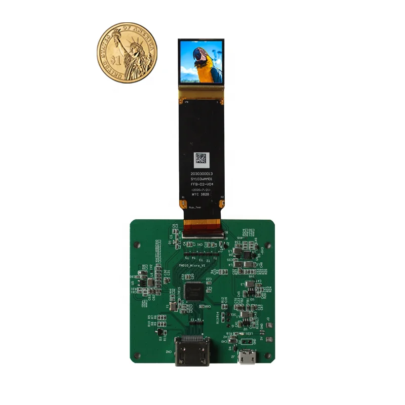 SeeYA SY103WAM01 1,03 дюймов 2,5 K 2560*2560 AR VR MIPI Micro OLED модуль дисплея для AR VR очков HMD HUD
SeeYA SY103WAM01 1,03 дюймов 2,5 K 2560*2560 AR VR MIPI Micro OLED модуль дисплея для AR VR очков HMD HUD