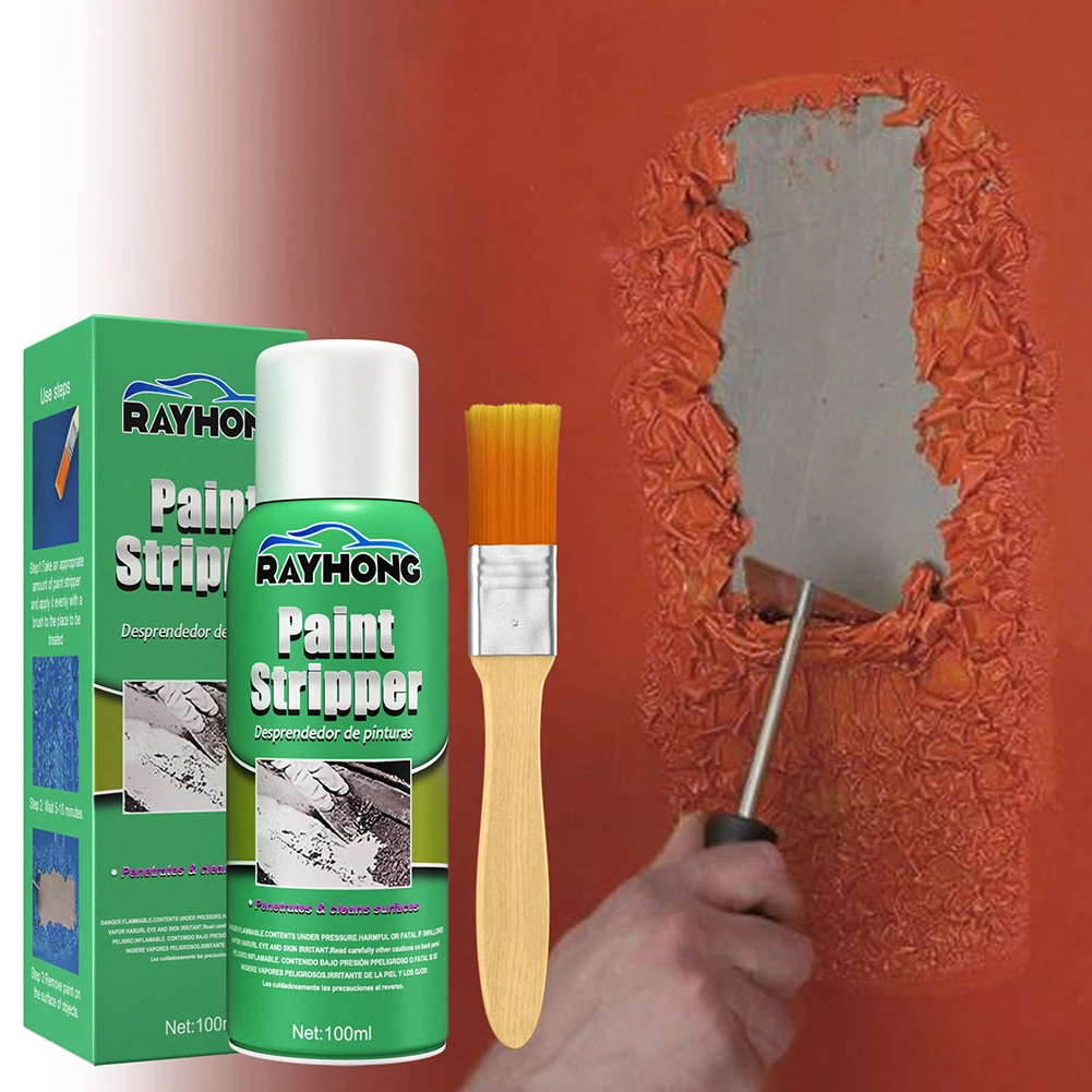 100ml Car Paint Remover Metal Surface Paint Stripper High Efficiency for Auto Wall Marine Paint Graffiti Correction with Brush
100ml Car Paint Remover Metal Surface Paint Stripper High Efficiency for Auto Wall Marine Paint Graffiti Correction with Brush