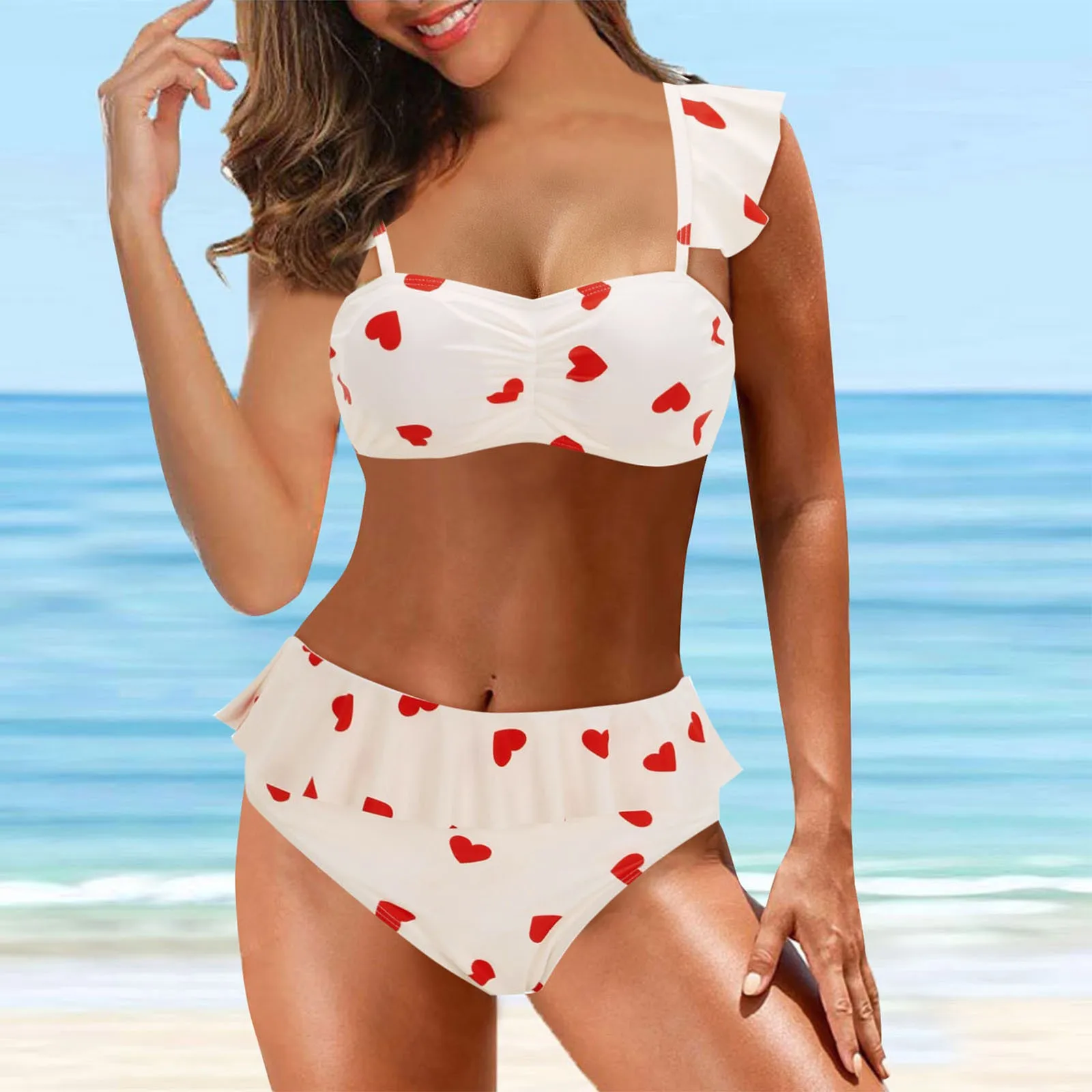 Swim Suit Tops for Juniors Womens High Waisted Bikini Sets Ruffle Swimsuits Two Piece Bathing Suits Two Piece Teen Girls Small
Swim Suit Tops for Juniors Womens High Waisted Bikini Sets Ruffle Swimsuits Two Piece Bathing Suits Two Piece Teen Girls Small