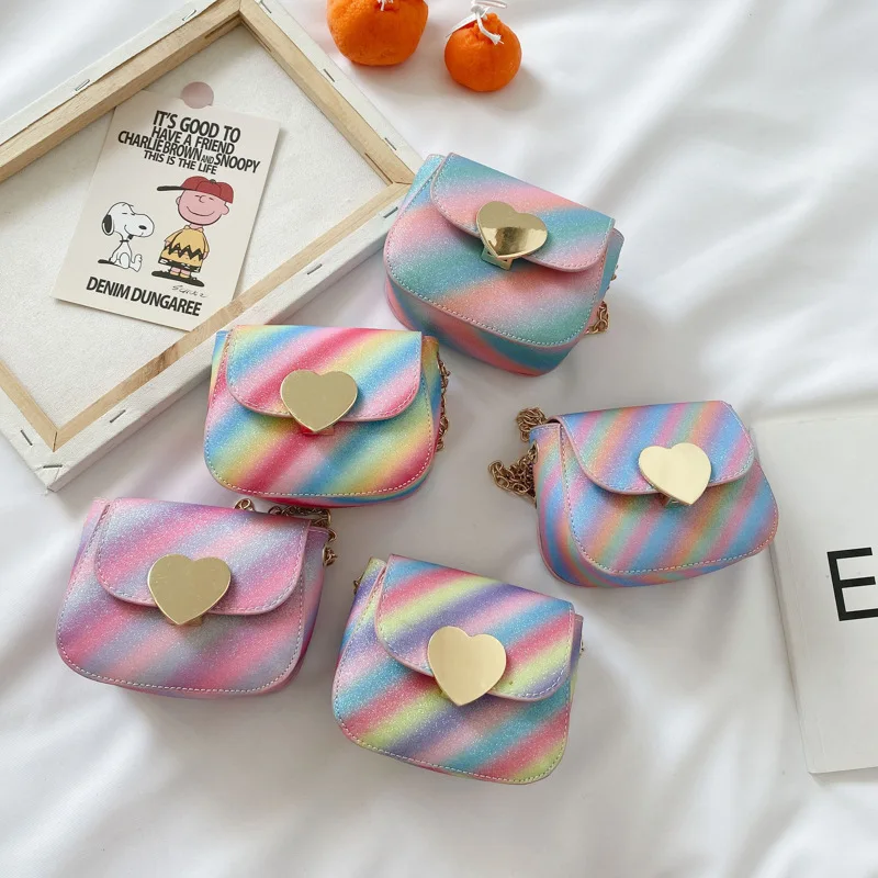 Cute Girls Rainbow Purses and Handbags Kids Leather Messenger Crossbody Bag Kawaii Baby Coin Pouch Gift
Cute Girls Rainbow Purses and Handbags Kids Leather Messenger Crossbody Bag Kawaii Baby Coin Pouch Gift