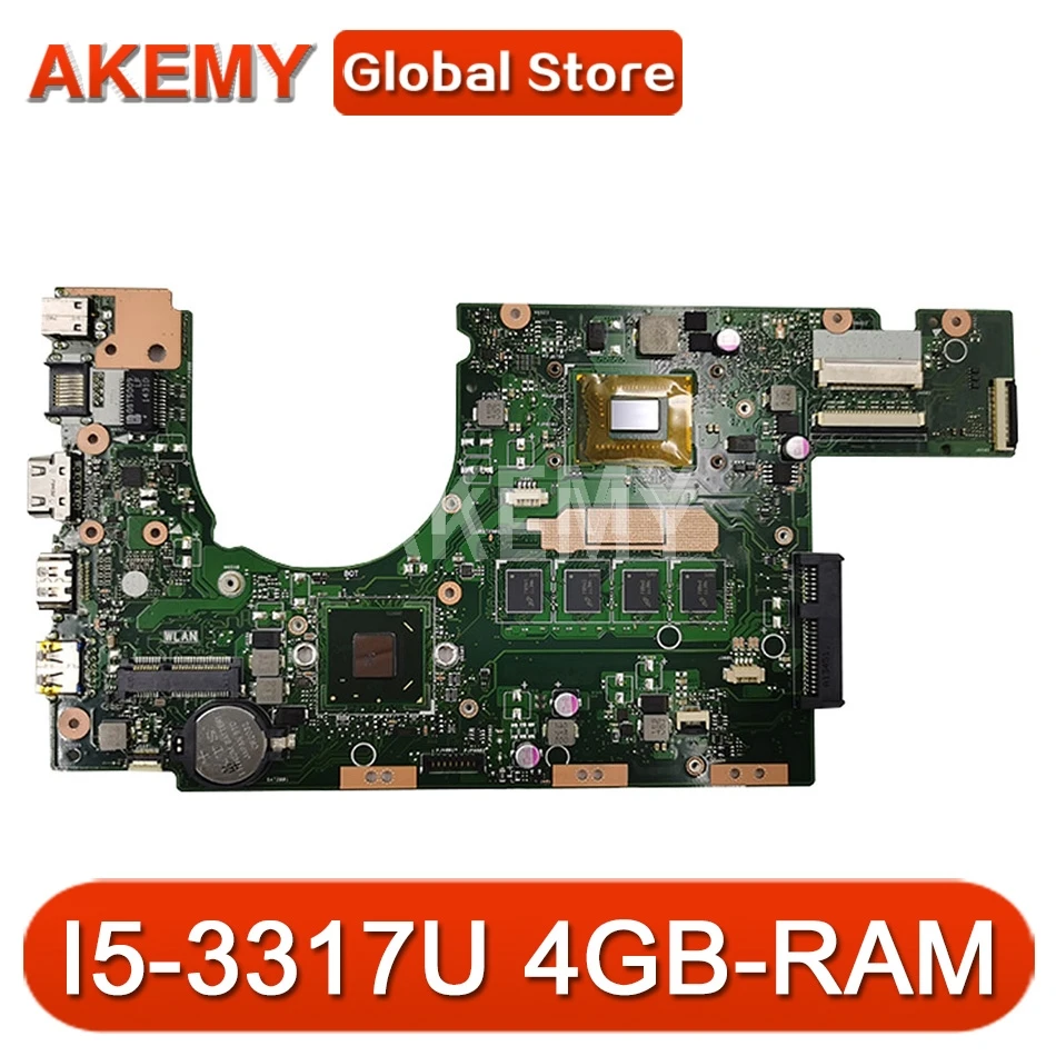Akmey S300CA for ASUS Laptop motherboard I5-3317U 4GB-RAM REV 2.0 PN:60NB00Z0-MBD000 S300CA mainboard 100% tested
Akmey S300CA for ASUS Laptop motherboard I5-3317U 4GB-RAM REV 2.0 PN:60NB00Z0-MBD000 S300CA mainboard 100% tested