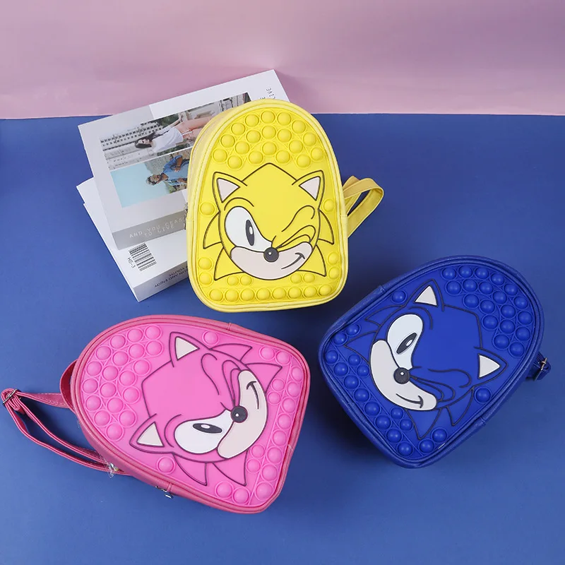 10 Inches Sonic The Hedgehog Tails Amy Cartoon Backpack Unisex School Bag Unstressed Toys Kids Bookbag Children Boys Gifts
10 Inches Sonic The Hedgehog Tails Amy Cartoon Backpack Unisex School Bag Unstressed Toys Kids Bookbag Children Boys Gifts