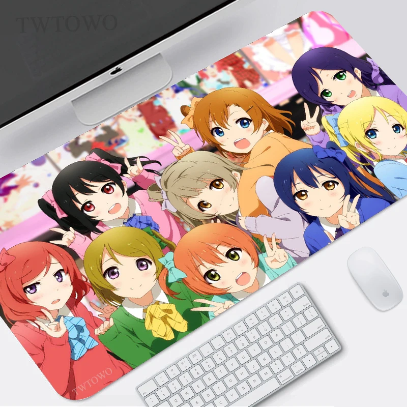 Love Live Mouse Pad Gamer XL Home Computer HD Mousepad XXL Mouse Mat Soft Anti Slip Natural Rubber Office PC Mice Pad
Love Live Mouse Pad Gamer XL Home Computer HD Mousepad XXL Mouse Mat Soft Anti Slip Natural Rubber Office PC Mice Pad