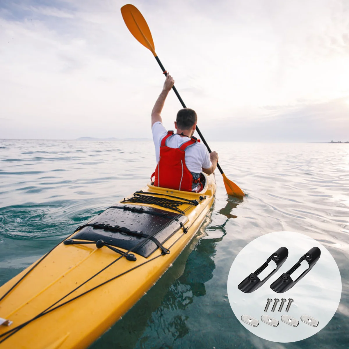 1 Set Paddle Supplies Universal Accessories for Kayak Boat Ship
1 Set Paddle Supplies Universal Accessories for Kayak Boat Ship