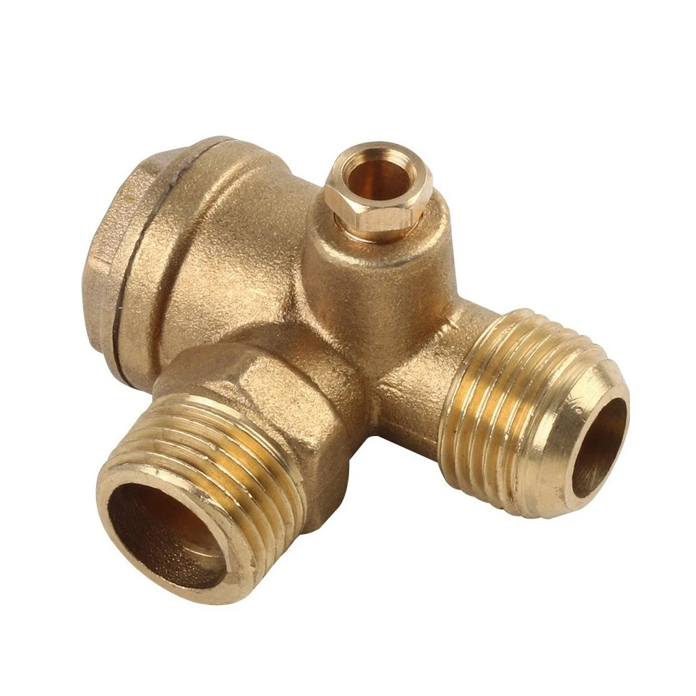 Air Compressor Check Valve 3-Port Brass Male W/lock Core 20mm Thread Screw Outlet M6 Internal Connector Power Tool Parts
Air Compressor Check Valve 3-Port Brass Male W/lock Core 20mm Thread Screw Outlet M6 Internal Connector Power Tool Parts