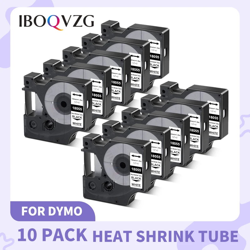 IBOQVZG 10PC Compatible for DYMO Heat Shrink Tubes 18051 18052 18053 18054 18055 18056 18057 18058 for Dymo Rhino 4200
IBOQVZG 10PC Compatible for DYMO Heat Shrink Tubes 18051 18052 18053 18054 18055 18056 18057 18058 for Dymo Rhino 4200