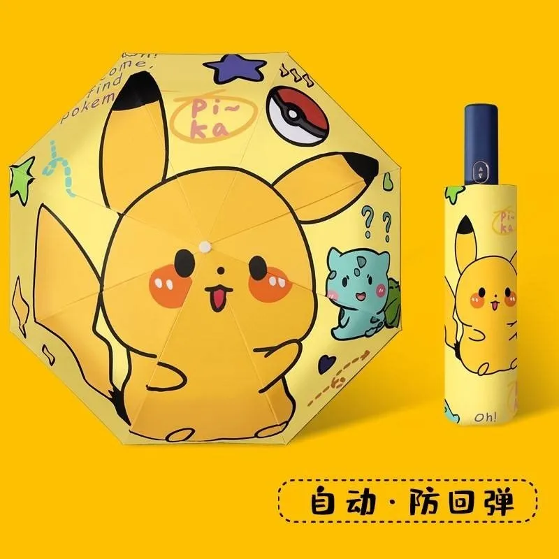 Зонт для учеников начальной школы Pikachu, автоматический зонт для мальчиков, эльфов, покемонов, двойного назначения, милый подарок для детей
Зонт для учеников начальной школы Pikachu, автоматический зонт для мальчиков, эльфов, покемонов, двойного назначения, милый подарок для детей