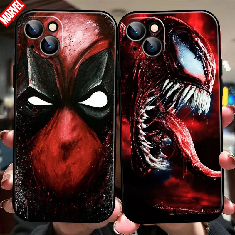 Venom Spiderman Deadpool For Apple iPhone 13 12 11 Pro Max Mini X XR XS Max SE 6 6S 7 8 Plus Phone Case Black Coque Funda Back
Venom Spiderman Deadpool For Apple iPhone 13 12 11 Pro Max Mini X XR XS Max SE 6 6S 7 8 Plus Phone Case Black Coque Funda Back