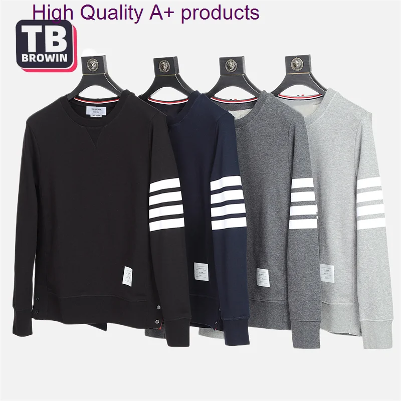 TB BROWIN men's sweater autumn trend four-bar thom striped long-sleeved pullover top couple wear trendy cotton casual brand
TB BROWIN men's sweater autumn trend four-bar thom striped long-sleeved pullover top couple wear trendy cotton casual brand