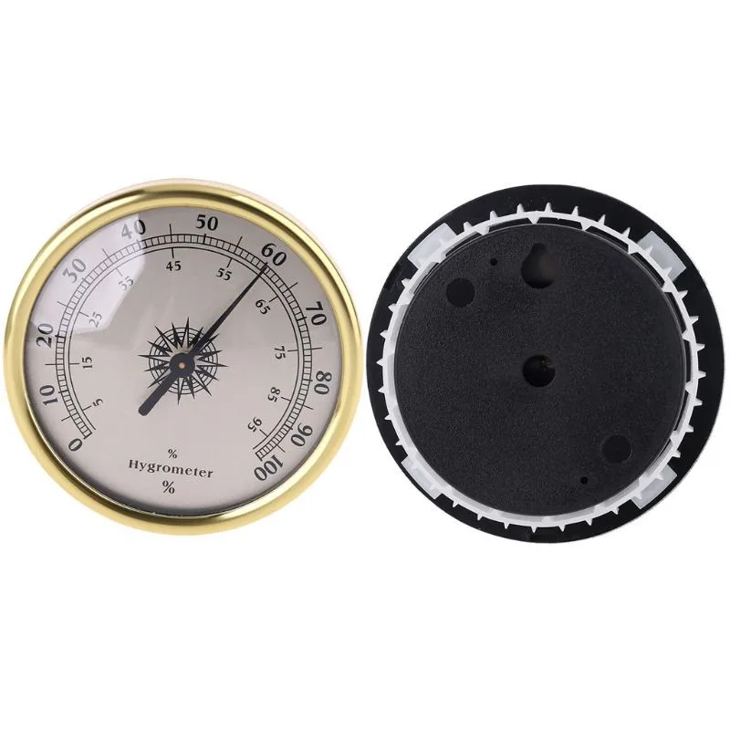 72*34mm Hygrometer PE Aluminum alloy Indoor Durable Gold 0~100%(RH) Humidity Meter
72*34mm Hygrometer PE Aluminum alloy Indoor Durable Gold 0~100%(RH) Humidity Meter