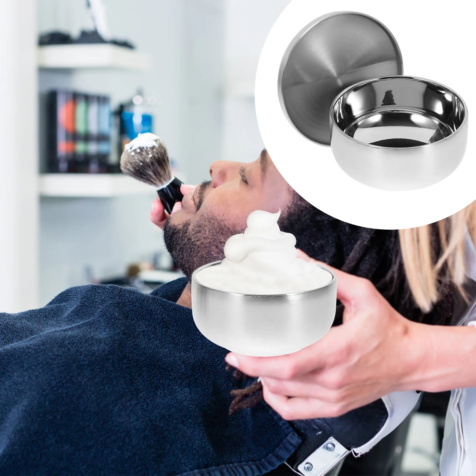 Shaving Bowl Soap Men Cup Shave Mugcream Lid Brush Set Steellather Barberstainless Beardand Bowls Wet Safety Dish Unbreakable
Shaving Bowl Soap Men Cup Shave Mugcream Lid Brush Set Steellather Barberstainless Beardand Bowls Wet Safety Dish Unbreakable