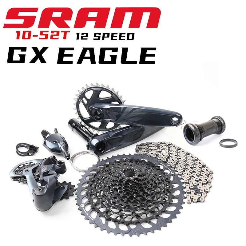 

2021 SRAM GX EAGLE 1X12 Speed Bicycle Groupset Kit DUB Crankset Derailleur Shifter Trigger Cassette 10-52T XD Freewheel Chain
