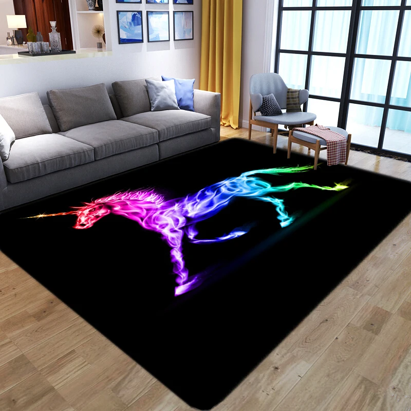Великолепные 3D ковры в виде единорога для дома, гостиной, искусственный коврик, Противоскользящий коврик для спальни, ванной, прихожей, напольный коврик
Великолепные 3D ковры в виде единорога для дома, гостиной, искусственный коврик, Противоскользящий коврик для спальни, ванной, прихожей, напольный коврик