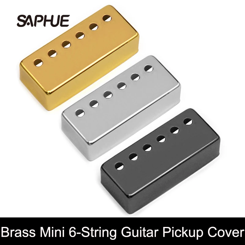 2Pcs Brass Cover Mini Style 6-String Guitar Humbucker Pickup Cover Spacing 50MM Black/Gold/Chrome 68x29mm
2Pcs Brass Cover Mini Style 6-String Guitar Humbucker Pickup Cover Spacing 50MM Black/Gold/Chrome 68x29mm
