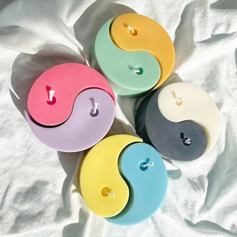 Tai Chi Yin Yang Silicone Candle Mold Aromatic Candle Soap Mold Handmade Plaster Mold Soy Wax Candle Making Supplies Home Craft
Tai Chi Yin Yang Silicone Candle Mold Aromatic Candle Soap Mold Handmade Plaster Mold Soy Wax Candle Making Supplies Home Craft