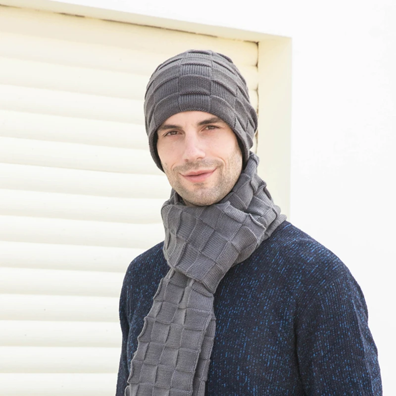 Men Knitted Long Scarf Hat Gloves 3 Piece Set Man 2022 Winter Warm Plush Protection Ear Cap Scarves And Touchscreen Gloves
Men Knitted Long Scarf Hat Gloves 3 Piece Set Man 2022 Winter Warm Plush Protection Ear Cap Scarves And Touchscreen Gloves