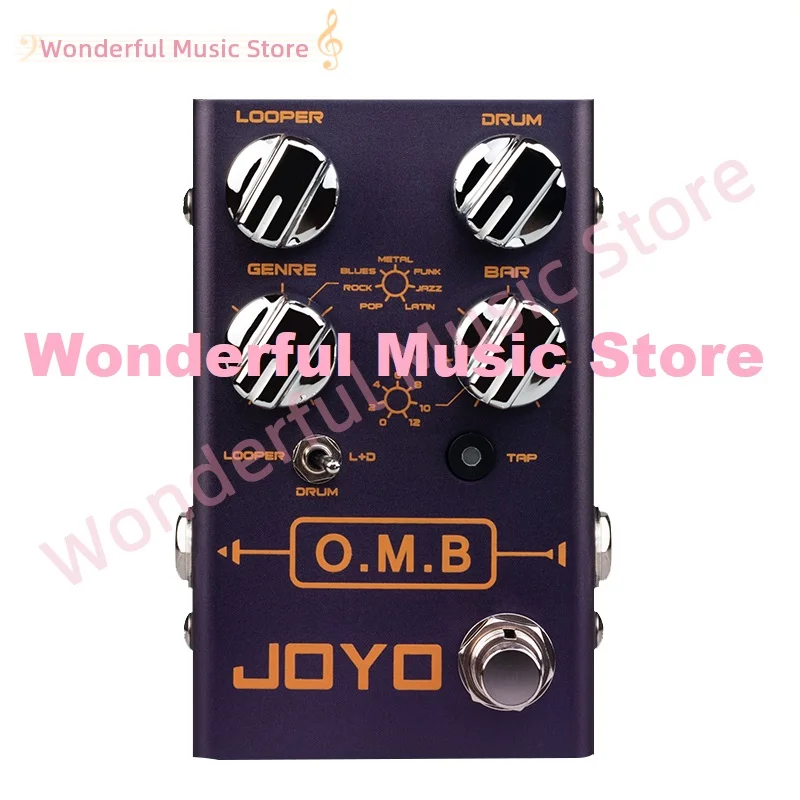 Электронная гитарная педаль JOYO R-06 O.M.B Looper, эффект True Bypass, мини-педаль, музыкальный инструмент, барабанная машина для одного человека
Электронная гитарная педаль JOYO R-06 O.M.B Looper, эффект True Bypass, мини-педаль, музыкальный инструмент, барабанная машина для одного человека