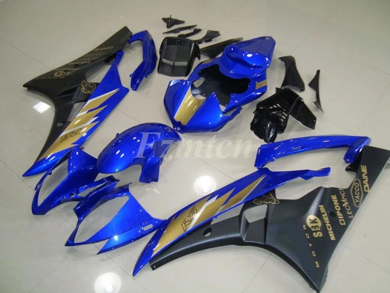 Injection Mold New ABS Whole Fairings Kit Fit for YAMAHA YZF-R6 R6 06 07 2006 2007 Bodywork Set Blue Golden
Injection Mold New ABS Whole Fairings Kit Fit for YAMAHA YZF-R6 R6 06 07 2006 2007 Bodywork Set Blue Golden