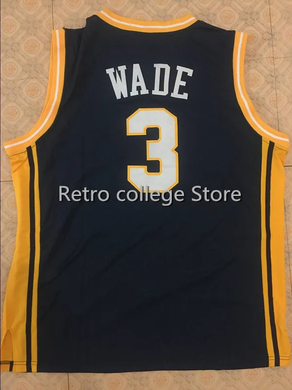 

Mens 3 DWYANE WADE Top Quality Basketball Jersey Stitched Embroidery