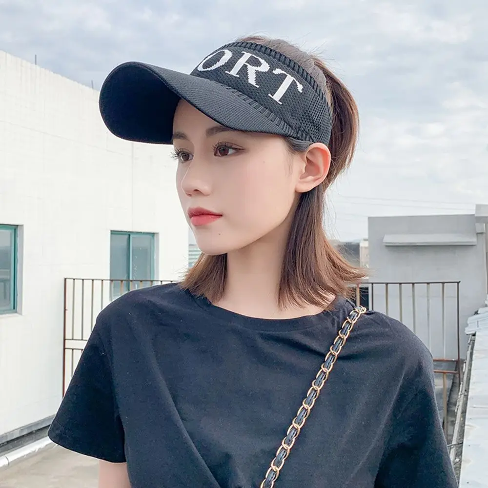 Summer Peaked Cap Unisex Empty Top Sun Visor Hat Summer knitting Wide Brim Sun Caps UV Protection Solid Hats For Men And Women
Summer Peaked Cap Unisex Empty Top Sun Visor Hat Summer knitting Wide Brim Sun Caps UV Protection Solid Hats For Men And Women