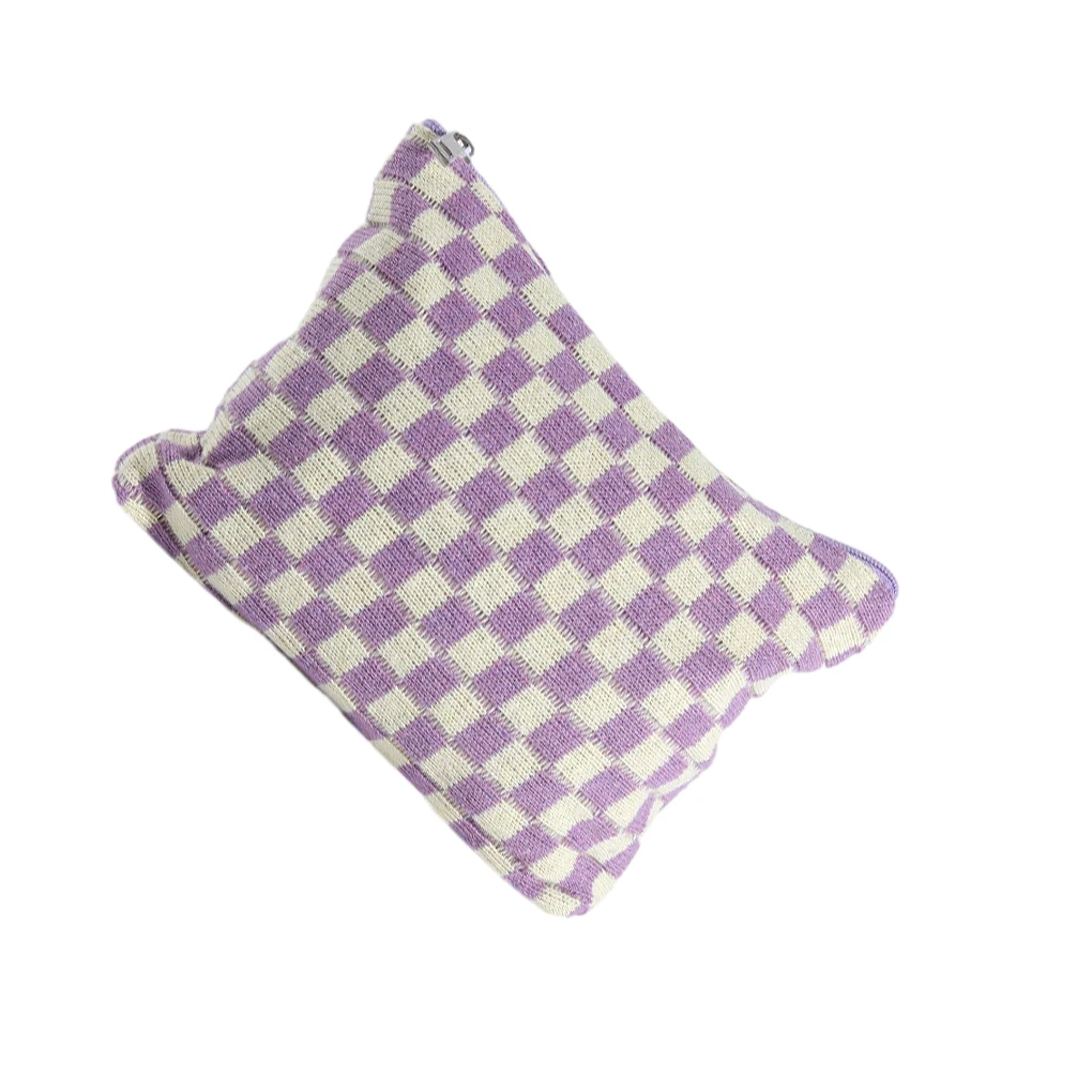 Checkered Wash Bag Must-Have Addition To Travel Gear Large Capacity Pencil Case Contrasting Wool Bag
Checkered Wash Bag Must-Have Addition To Travel Gear Large Capacity Pencil Case Contrasting Wool Bag