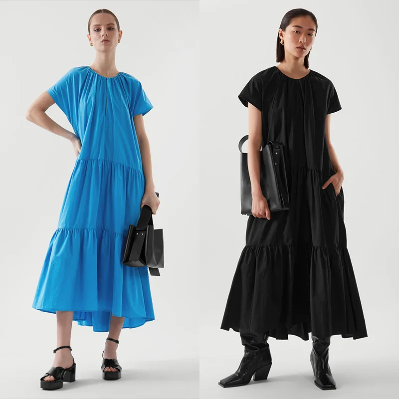 2022 Summer New Round Neck Sleeveless Dress Wwo-color Pleated Cotton Loose Mid-length Cake Skirt Leisure Dropship Free Shipping
2022 Summer New Round Neck Sleeveless Dress Wwo-color Pleated Cotton Loose Mid-length Cake Skirt Leisure Dropship Free Shipping