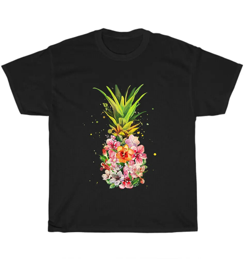 Pineapple Flowers Floral Art Beach Vacation Unisex O-Neck Cotton T Shirt Men Casual Short Sleeve Tees Tops Harajuku Streetwear
Pineapple Flowers Floral Art Beach Vacation Unisex O-Neck Cotton T Shirt Men Casual Short Sleeve Tees Tops Harajuku Streetwear