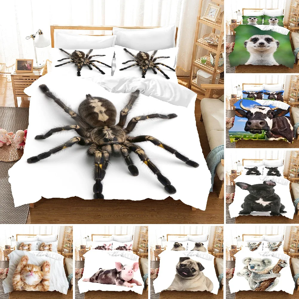 HD Digital Animal Print Bedding Sets Duvet Cover+ Pillowcase 2/3pcs luxury Bed set US/EU/AU 11 Size 12 style
HD Digital Animal Print Bedding Sets Duvet Cover+ Pillowcase 2/3pcs luxury Bed set US/EU/AU 11 Size 12 style