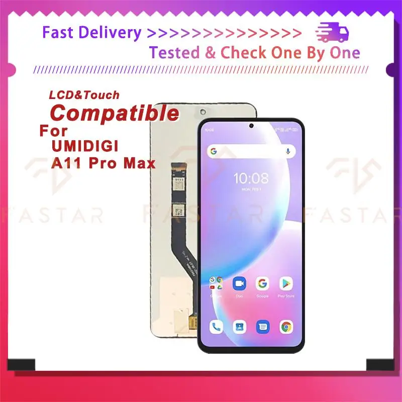 Original For Umidigi A11 Pro max LCD Display Touch Digitizer Assembly Replacement Phone Screen A11Pro max lcd
Original For Umidigi A11 Pro max LCD Display Touch Digitizer Assembly Replacement Phone Screen A11Pro max lcd