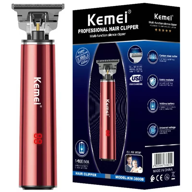 Original outlines edge lining kemei hair trimmer for men electric beard trimer hair clipper rechargeable hair cutting machine
Original outlines edge lining kemei hair trimmer for men electric beard trimer hair clipper rechargeable hair cutting machine
