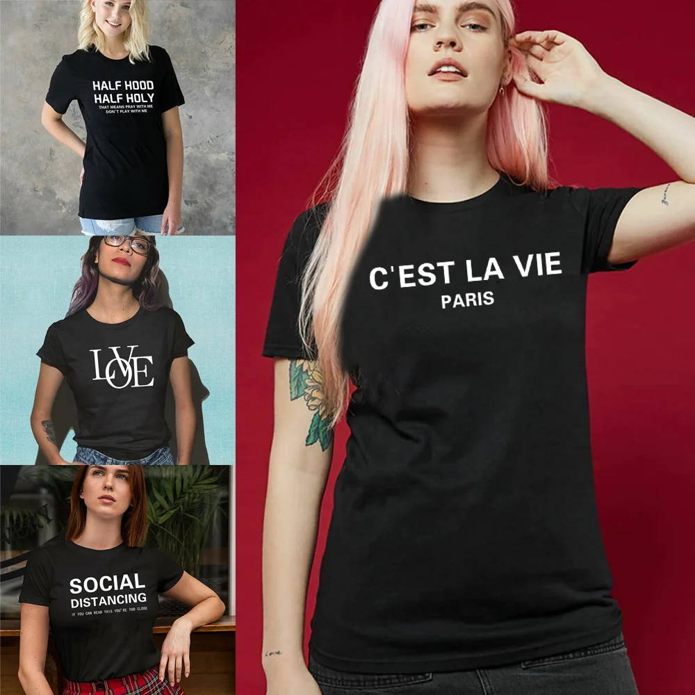 T-shirt Trend Text Print Women T-Shirt Harajuku 2023 Summer Short Sleeve O-neck Pullover Short Sleeve Personality Streetwear Top
T-shirt Trend Text Print Women T-Shirt Harajuku 2023 Summer Short Sleeve O-neck Pullover Short Sleeve Personality Streetwear Top